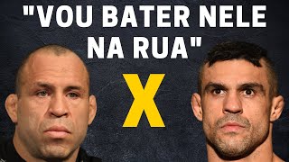 VITOR BELFORT E WANDERLEI SILVA SE ATACAM E PROMETEM REVANCHE [upl. by Anica]