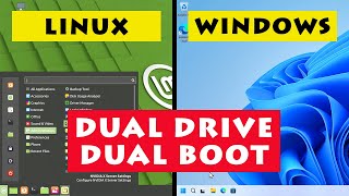 Windows amp Linux Dual Drive Dual Boot [upl. by Grimbald]