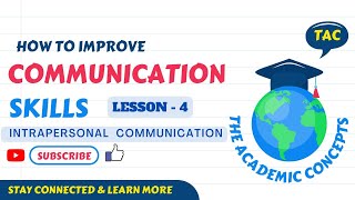 Intrapersonal Communication Communication Skills  Lesson 4 [upl. by Chlores]