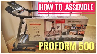 ProForm Cadence Compact 500 Folding Treadmill WALMART PFTL39621 HOW TO ASSEMBLE amp TAKE APART [upl. by Viridissa]