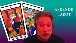 APRENDE TAROT EL SUMO SACERDOTE Y LOS ENAMORADOS [upl. by Haynes]