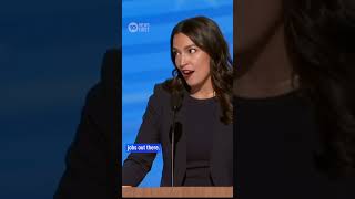 AOC Claps Back At Critics At DNC Day 1  10 News First [upl. by Mohl354]