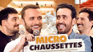 Jonathan Cohen et Squeezie en chaussettes ft Freddy Gladieux amp Jeantou  Micro Chaussettes 1 [upl. by Barcroft]