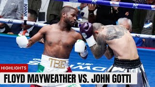 Floyd Mayweather vs John Gotti Full Fight Highlights [upl. by Nagram]