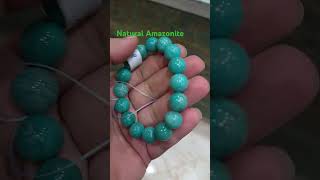 Crystal bracelet Natural Amazonite crystalskairaakolkata [upl. by Anerev671]