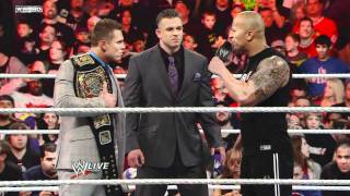 Raw A showdown between The Rock John Cena and The Miz [upl. by Spring]