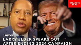 BREAKING NEWS Larry Elder Reveals What Trump Told Him Right Before He Dropped Out Of 2024 Race [upl. by Stovall]