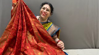 Satin Silk Gadwal  Kasturi paithani live  Patola sarees [upl. by Eiram679]