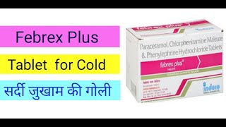 Febrex Plus Tablet Uses in Hindi  is Used for Cold – Benefits Side Effect  Sinarest New Tablet [upl. by Holtorf344]