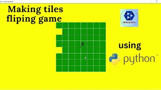 Create tiles flipping game using python python youtubevideo pythonlearning programming [upl. by Htez]