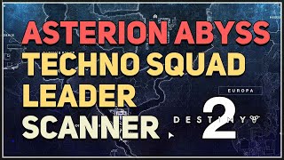 Asterion Abyss Techno Squad Leader Destiny 2 Scanner Vex Sectors [upl. by Euqinomad810]