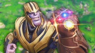 THANOS INFINITY GAUNTLET MODE  Fortnite Battle Royale [upl. by Arbmahs]