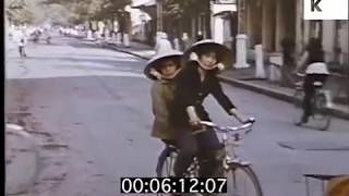 1960s North Vietnam Life in Towns Color Footage  Kinolibrary [upl. by Attirb360]