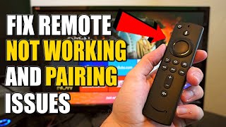 5 STEPS to FIX Fire Stick TV Remote Not Working or Pairing Easy Method [upl. by Biegel]