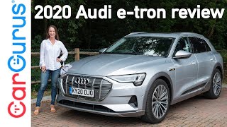 2020 Audi etron Review The fastcharging electric SUV [upl. by Herries]