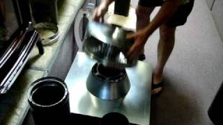 Wood Stove Chimney Installation Basics Video review 1 [upl. by Shiri965]