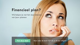 Financieel Plan opstellen in Excel [upl. by Yvonner]