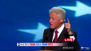 Bill Clinton DNC Speech COMPLETE Were In This Together vs Youre On Your Own [upl. by Sivolc37]