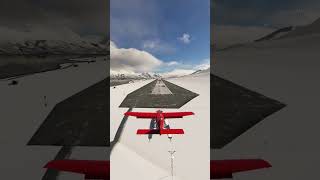 MSFS 2020  Kodiak 100  Landing in Spitzbergen Svalbard Lufthavn msfs2020 kodiak svalbard [upl. by Killian]