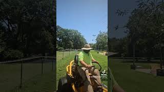 Satisfying Backyard Mowing mowinggrass lawncare mowing lawnmaintenance [upl. by Ebaj700]