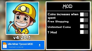 Idle Miner Tycoon MOD APK 2023 v4201 Hack [upl. by Ahsiela339]