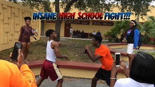 Biggest High School Fight Of 2019 [upl. by Rehpinej]