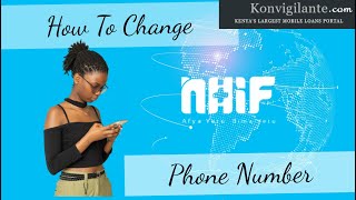 How To Change NHIF Phone Number [upl. by Maire]