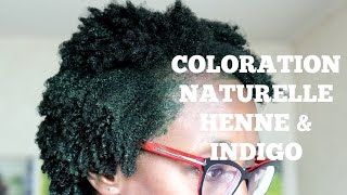 TUTO  COLORATION AU HENNE amp INDIGO [upl. by Jeromy]