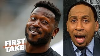 Antonio Brown lowered his trade value by opening his mouth  Stephen A  First Take [upl. by Nnylamme]