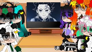 hashiras react rap do Tanjiro  Hinokami kagura [upl. by Boarer]