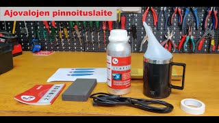 Ajovalojen pinnoituslaiteHeadlight restoration kit [upl. by Ativad]