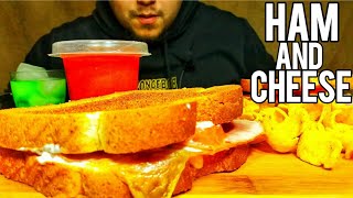 ASMR HAM AND CHEESE Mukbang [upl. by Emarie]