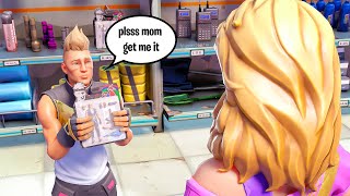 Fortnite Roleplay THE SPOILED KID DID SHE GET HIM IT A Fortnite Short Film PS5 [upl. by Lissi831]