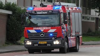 Primeur Nieuwste Tankautospuit Brandweer Ridderkerk met spoed naar een medische melding [upl. by Tenenbaum375]