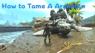 How To Tame A ArchelonARK Survival Ascended [upl. by Eimmat]