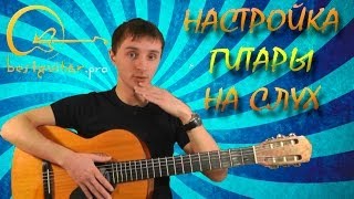 Настройка гитары на слух [upl. by Noletta]