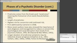 Introduction to Psychosis Risk Syndrome [upl. by Rebmetpes]