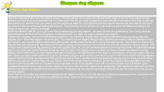 How to  Sharpen dog clippers [upl. by Joash424]