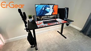 Awesome ErGear Standing Desk Review Best Budget Standing Desk Available [upl. by Tenej]