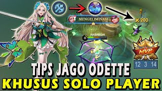 CARA MAIN ODETTE TERBARU❗BUILD EMBLEM DAN ITEM ODETTE TERSAKIT❗GAMEPLAY ODETTEMOBILE LEGENDS mlbb [upl. by Iznil]