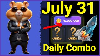 31 July Hamster Kombat Daily Combo Code Today [upl. by Noremac76]