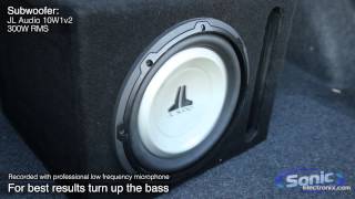 JL Audio W1 Subwoofer Demo  10W1V2 Bass Test [upl. by Simdars94]