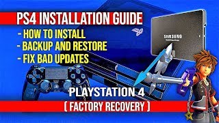 New PS4 Installation Guide  How To Upgrade Playstation 4 HDD TO SSD 2020 [upl. by Fowle798]