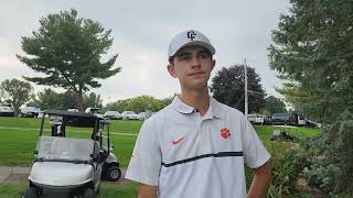 Chagrin Falls Noah Risman discusses state golf tournament [upl. by Kilian489]