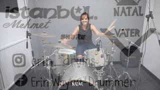 If Youre Too Shy by The 1975 Drum Cover by Erin Wayne [upl. by Haliled]