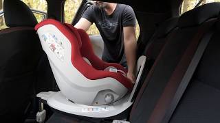 Scaun auto rear facing rotativ Isofix Tiago 018 kg KidsCare [upl. by Enidan760]