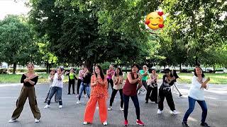 Rock Your Baby  George McCrae  Soul Line Dance  Dance At The Park  Zaldy Lanas [upl. by Siubhan]