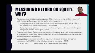 Return on Equity ROE Dataset Support [upl. by Eirret]