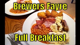 Brewers Fayre  Full Breakfast [upl. by Nylireg]