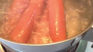 How to boil hot dogs perfectly [upl. by Nyrmak]